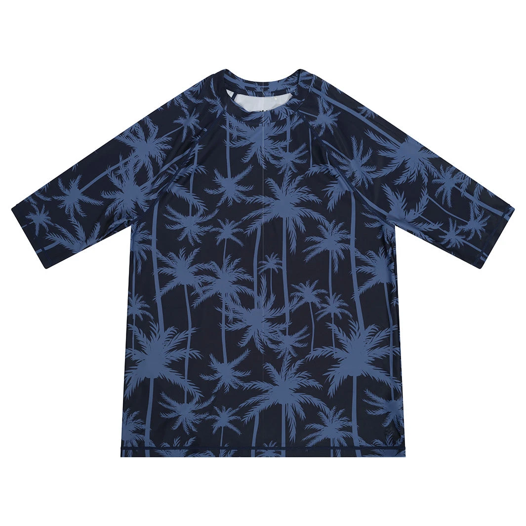 Mens Tropical Palm SS Rashie 4 Mens Tropical Palm SS Rashie - Image 4